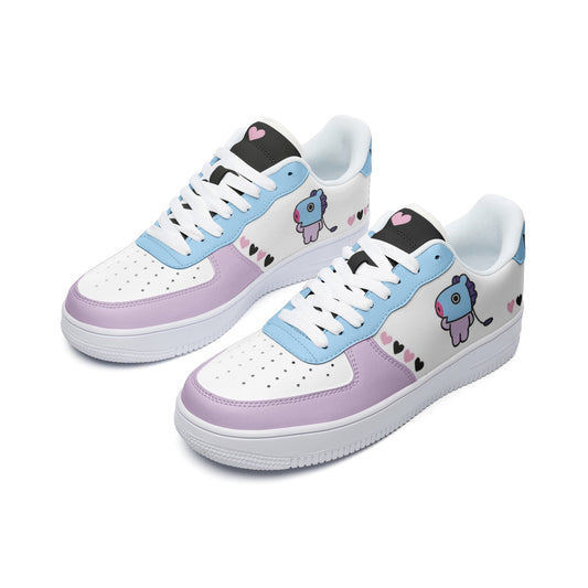 BT21 Mang Unisex Low Top Leather Sneakers