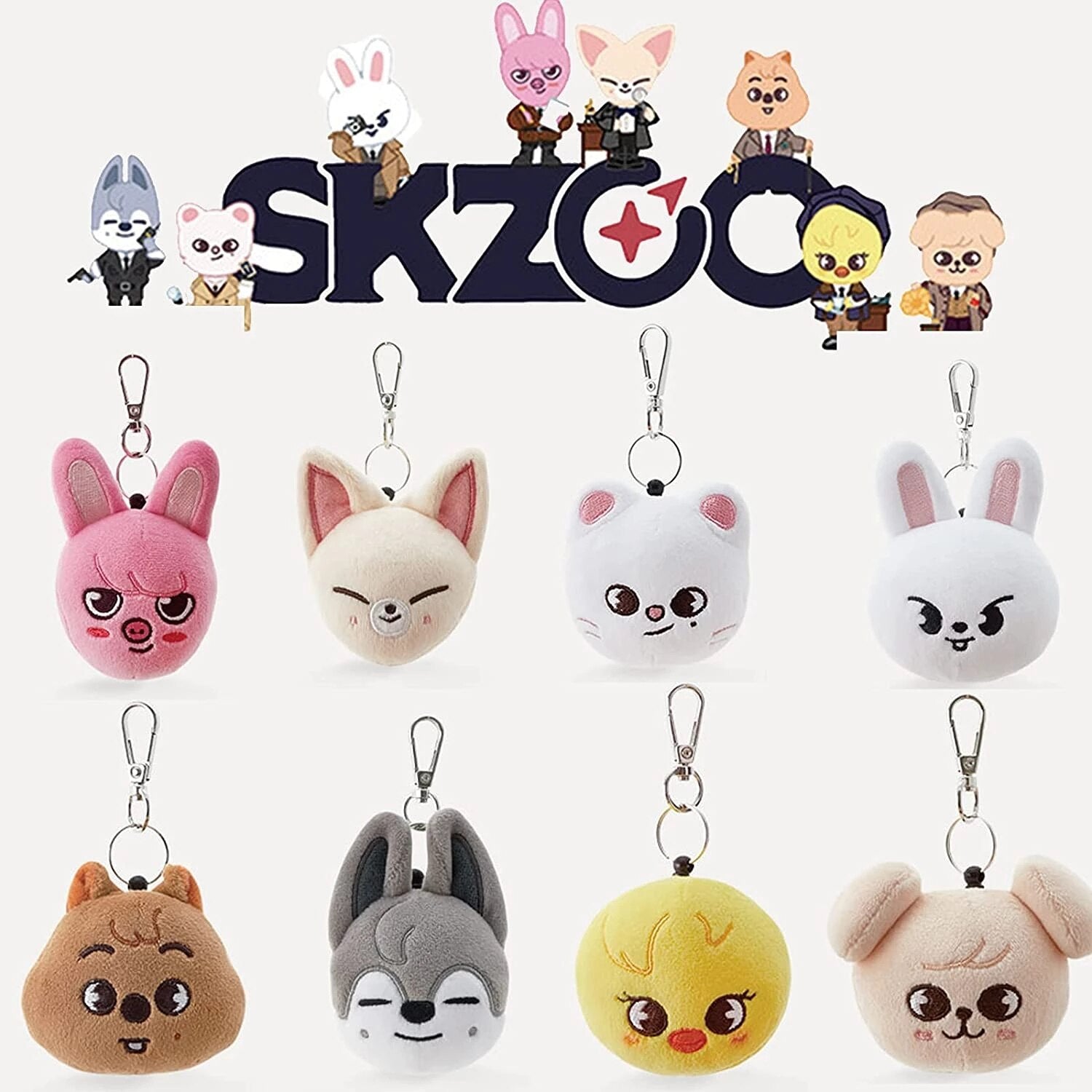 SKZOO I.N フェイスキーリング - キャラクターグッズ