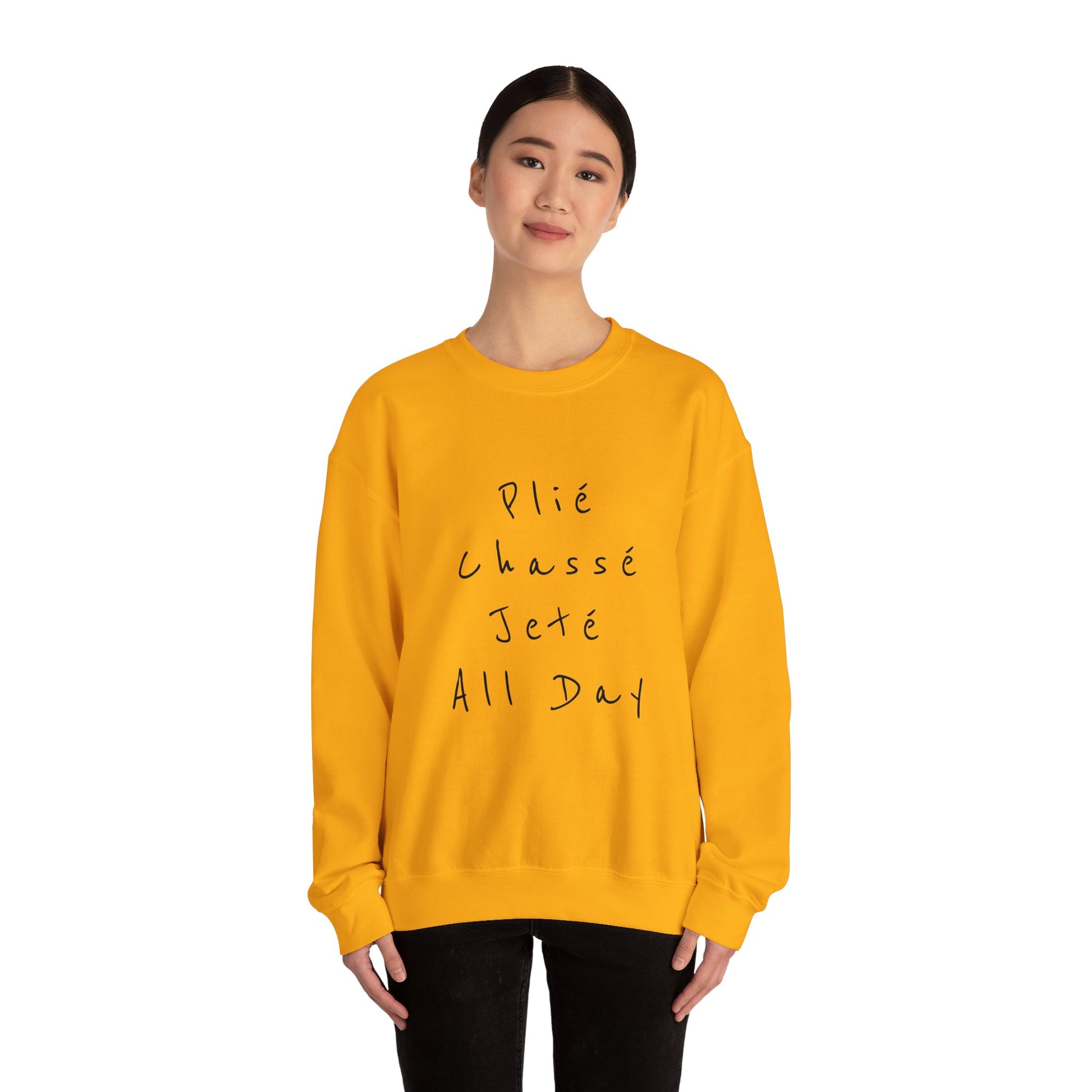 Plie Chasse Jete Alle Day Crewneck Sweatshirt - SD-style-shop