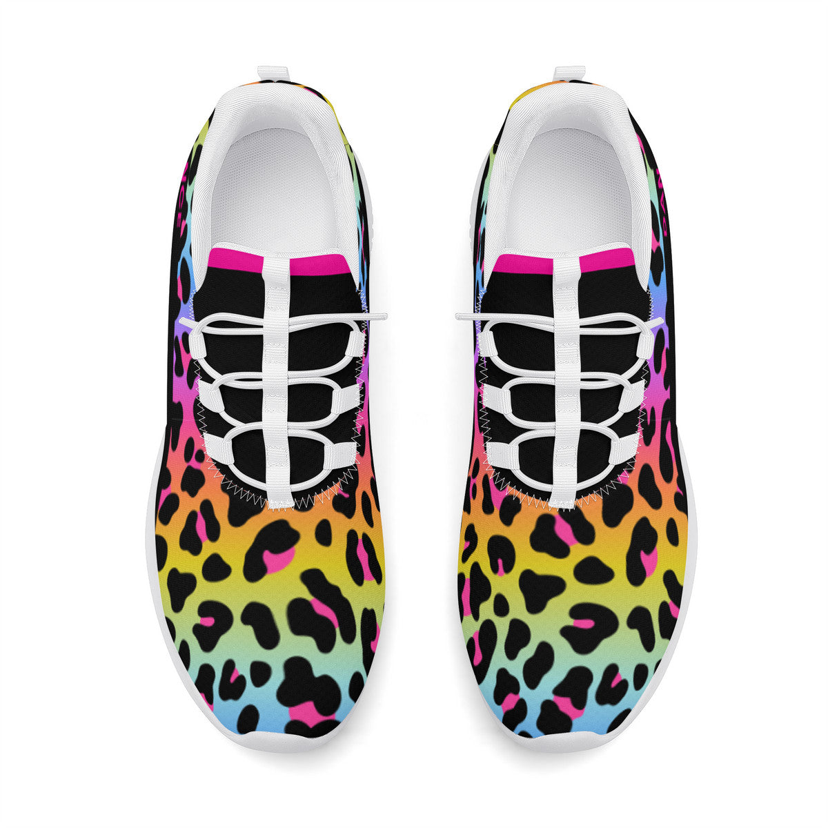 Dance Sneakers- Multi Color Leopard Print Dance Shoes