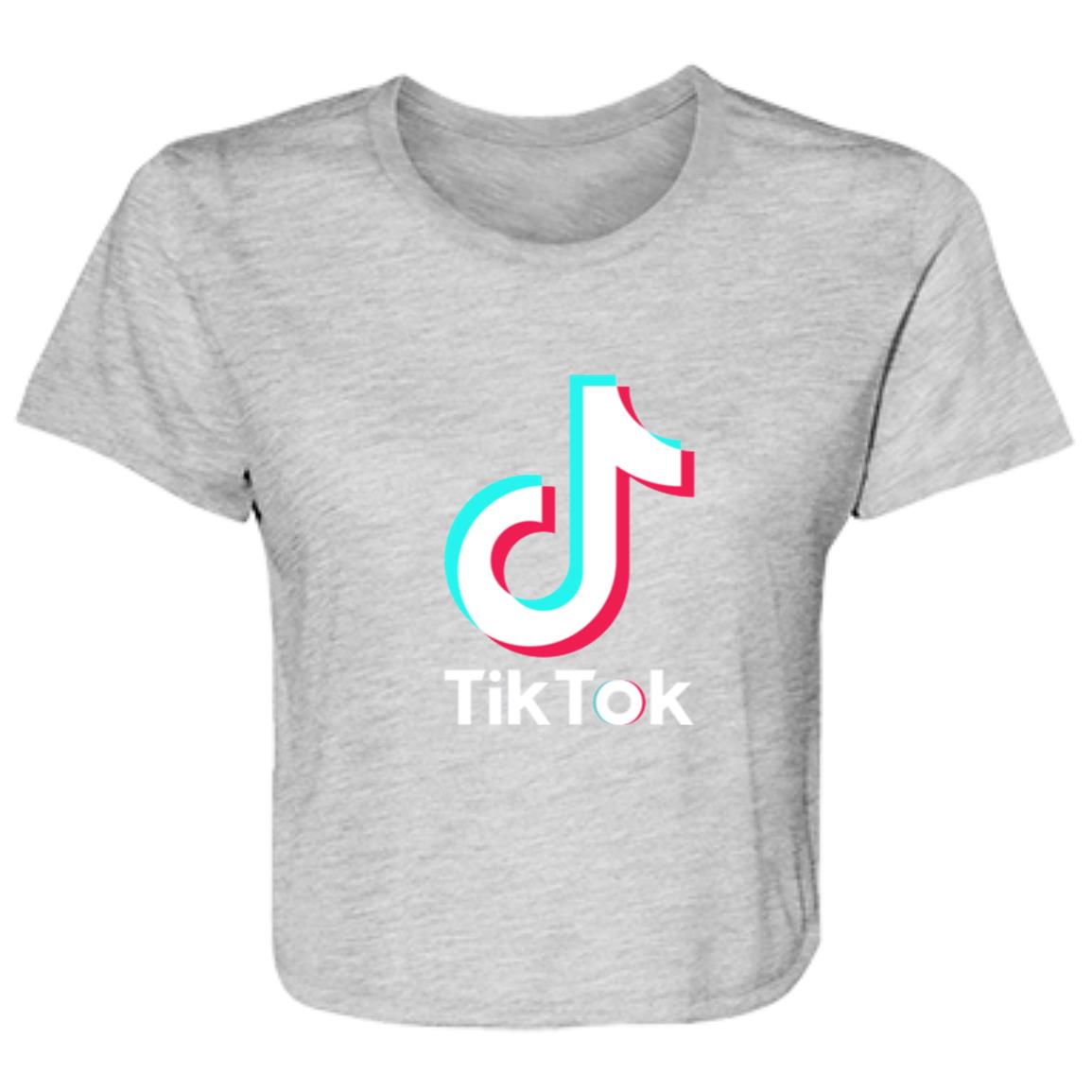TikTok Flowy Cropped Tee - SD-style-shop