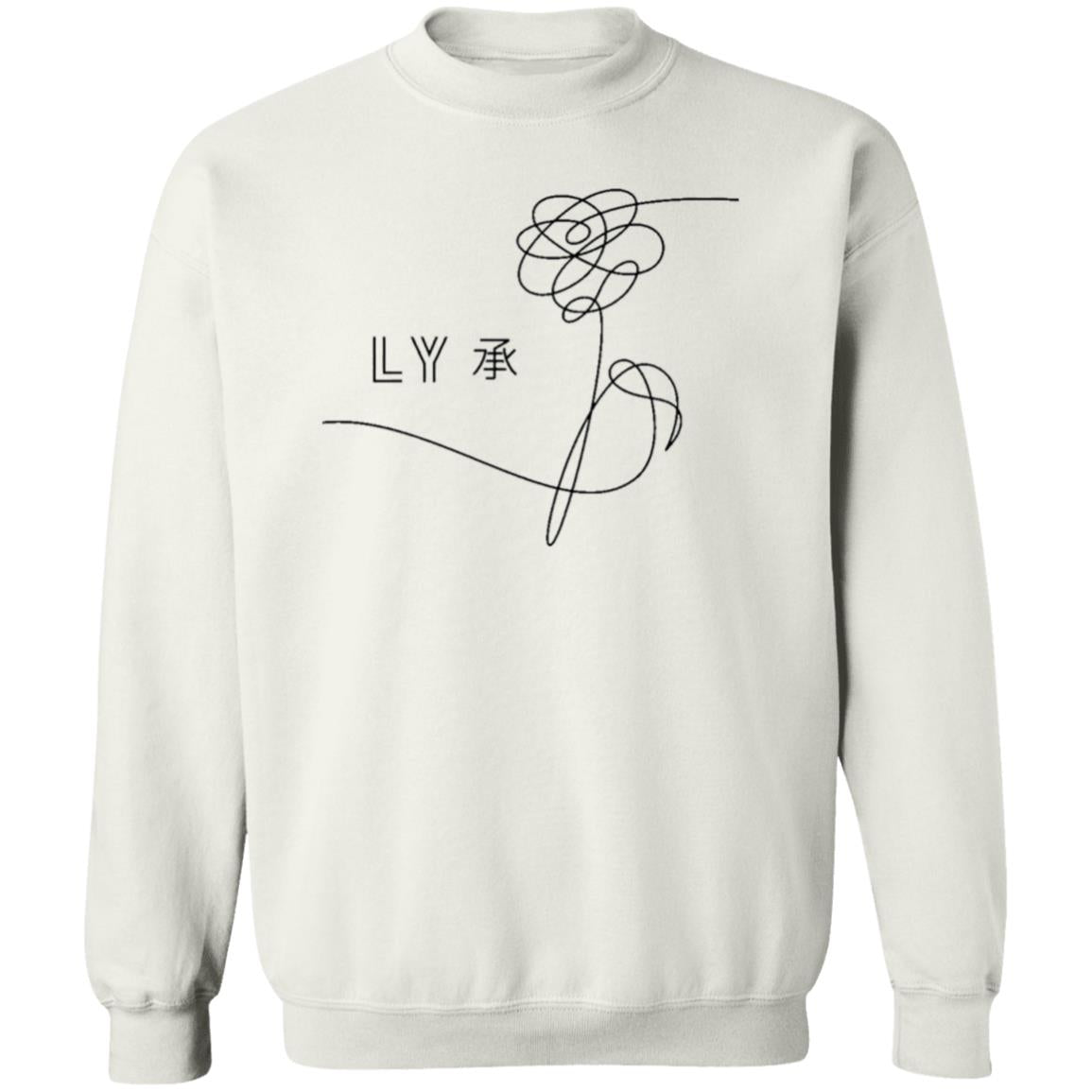 BTS Love Yourself Crewneck Pullover Sweatshirt