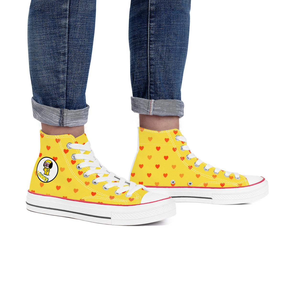 BT21 Chimmy High Top Canvas Sneakers