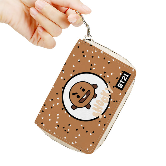 BT21 SHOOKY - Suga Wallet Zipper Card Holder