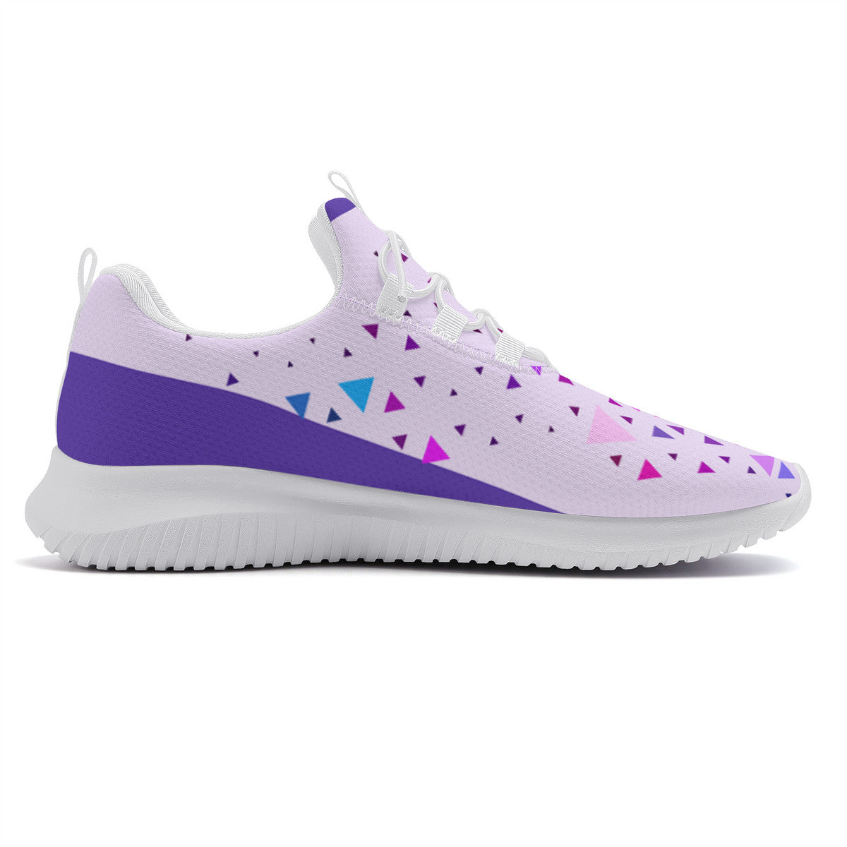 Dance Sneakers - Purple Geometric