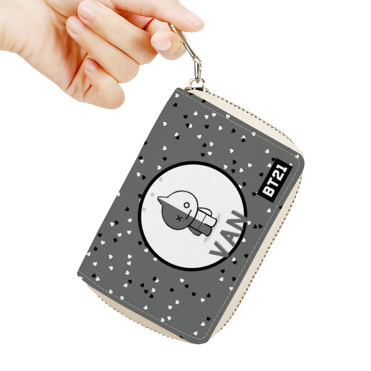 BT21 VAN - BTS Wallet Zipper Card Holder