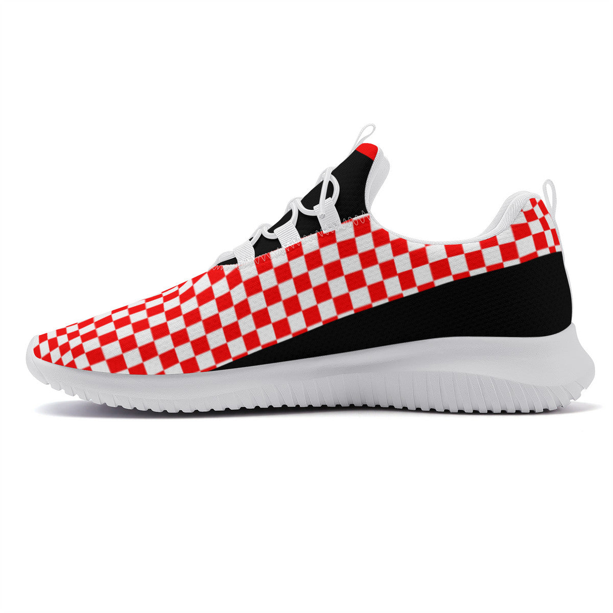 Dance Sneakers - Checkered Red dance shoes