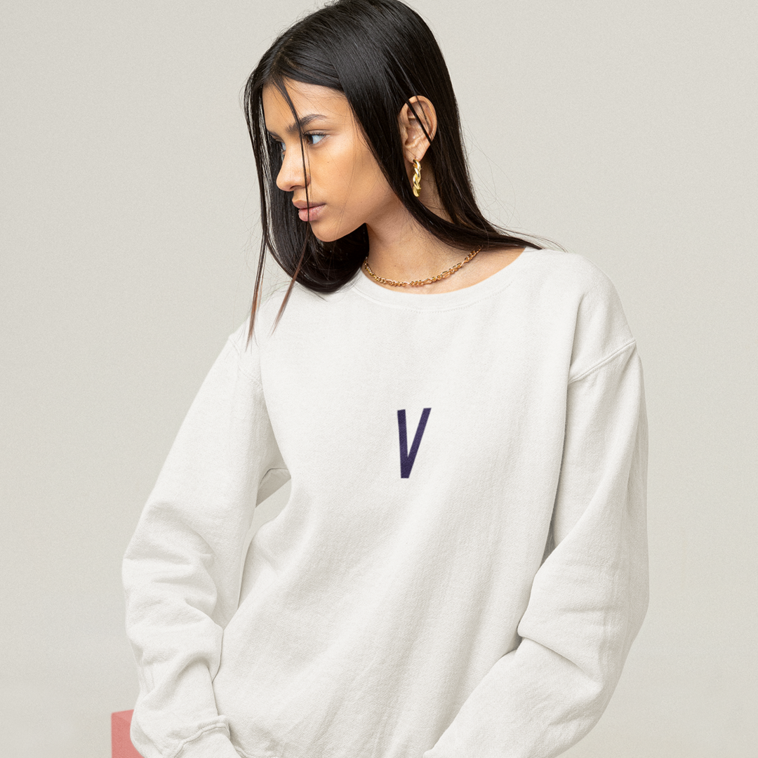 BTS 7th anniversary Sweatshirt V Crewneck Sweatshirt with letter