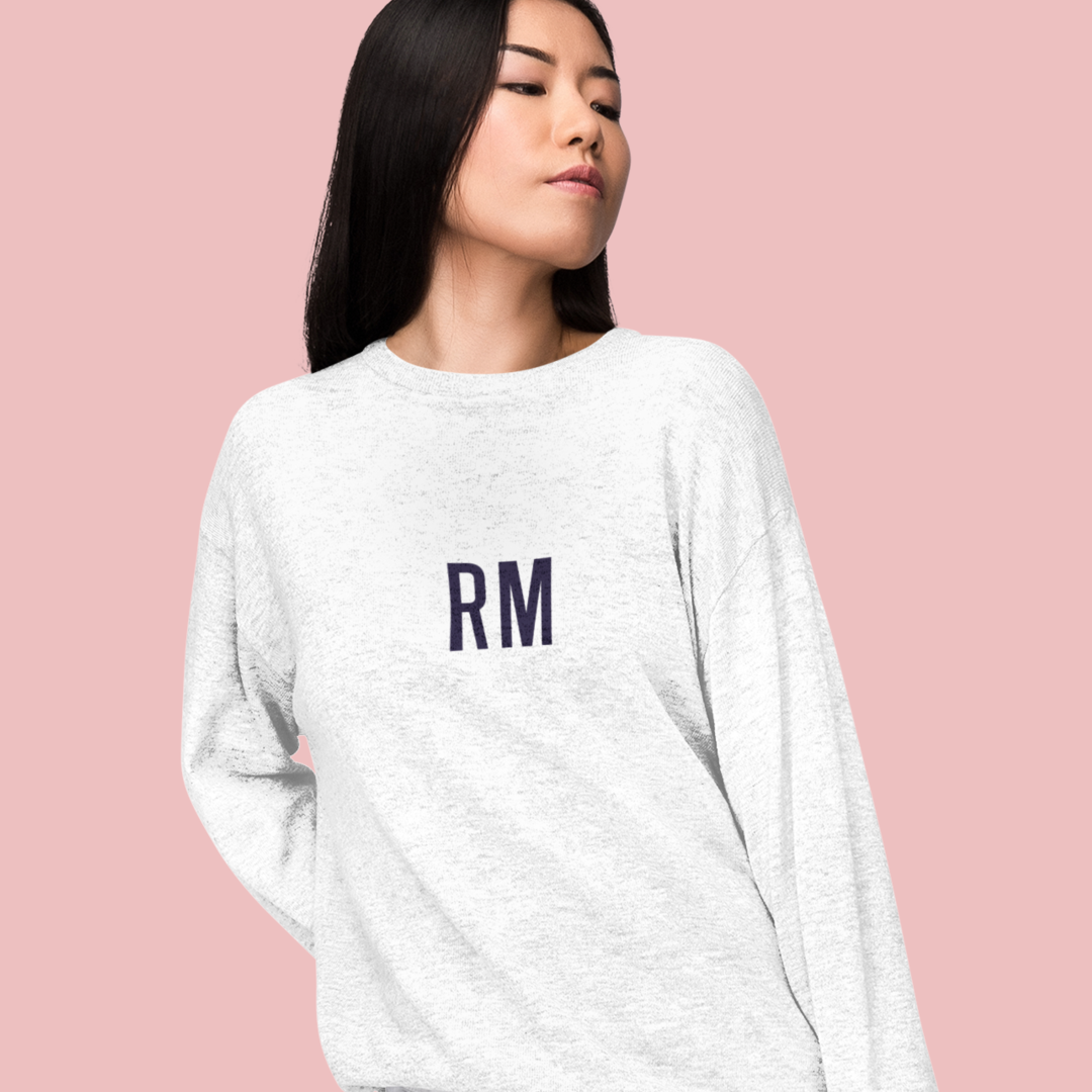 BTS 7th anniversary Sweatshirt RM Crewneck Sweatshirt with letter