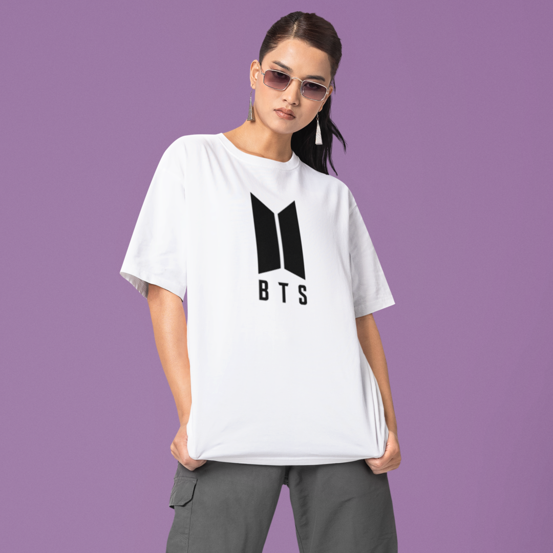 BTS Logo T-Shirt White