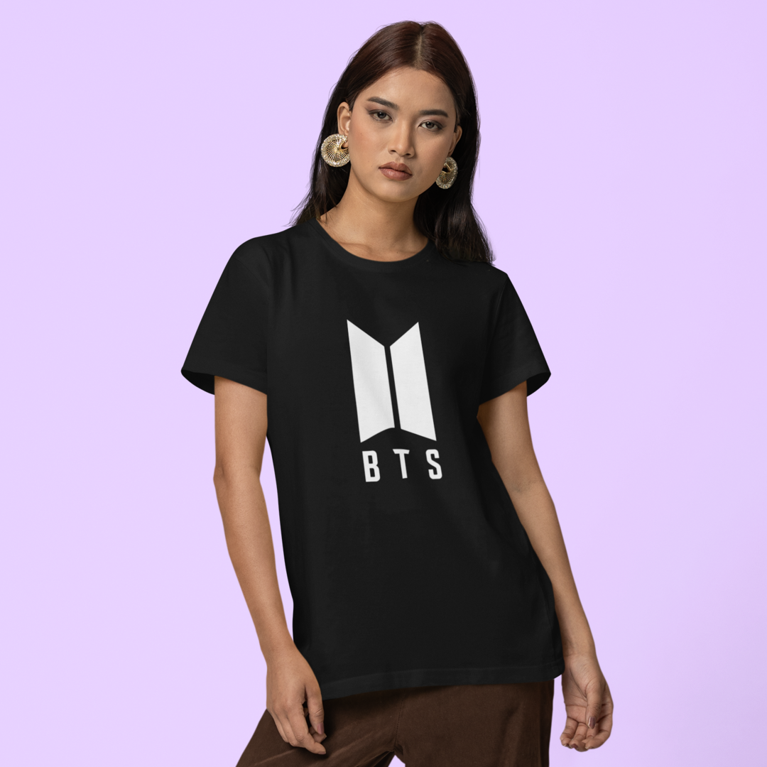 BTS Logo T-Shirt Black