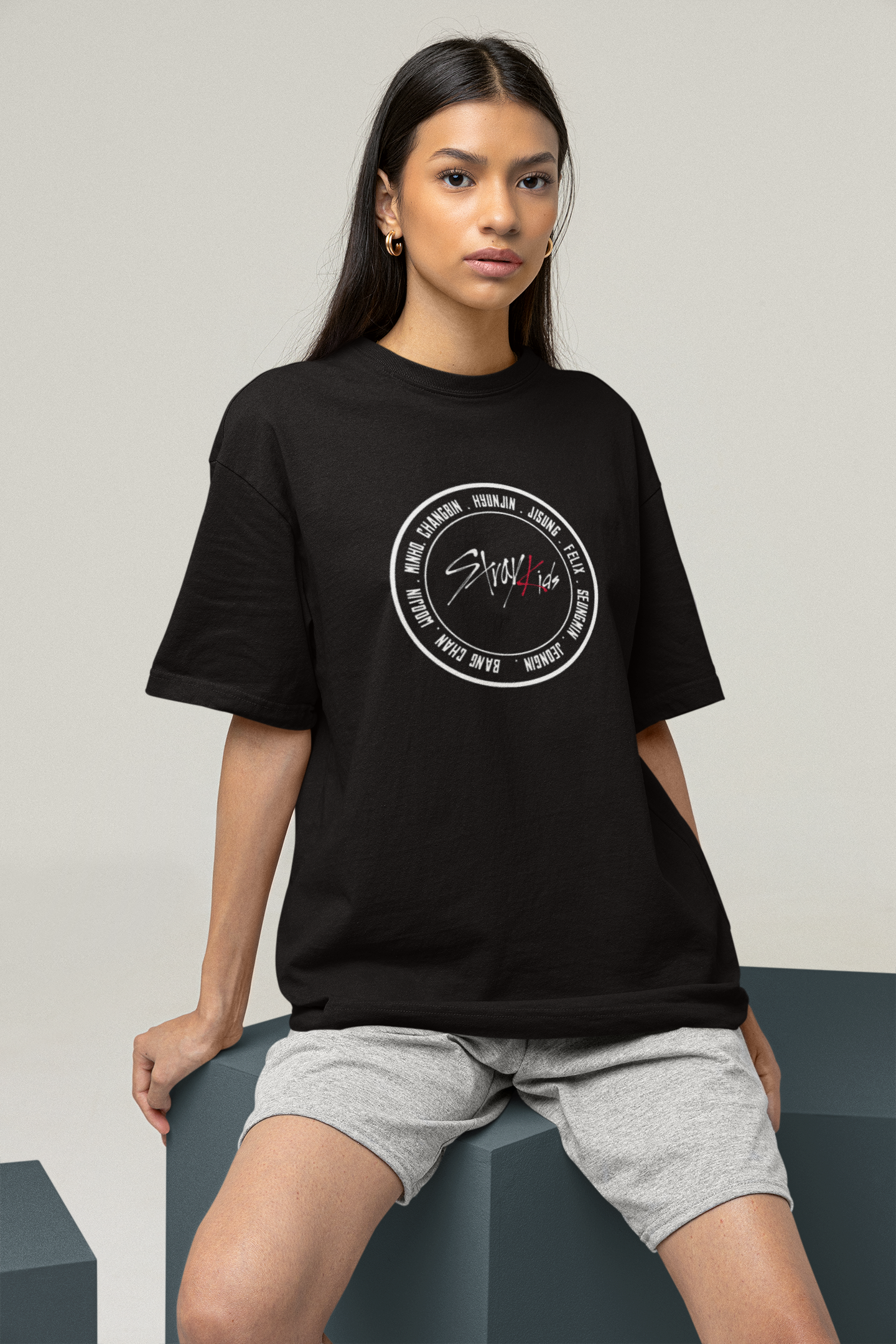 Stray Kids T-Shirt Round Logo
