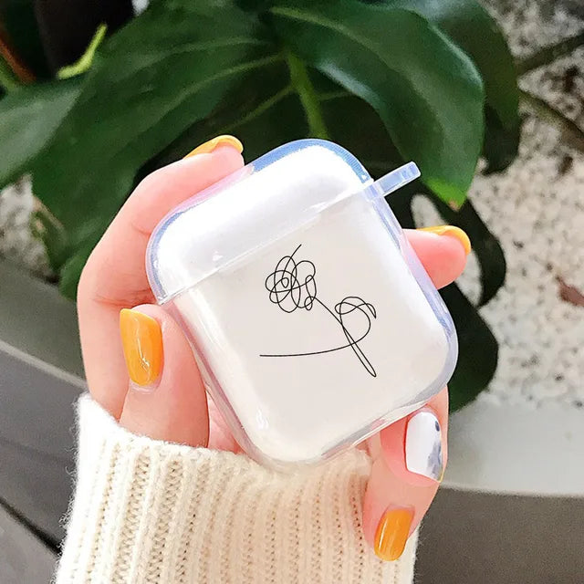 BTS Love Yourself Flower Earphone Case for Airpods1 2