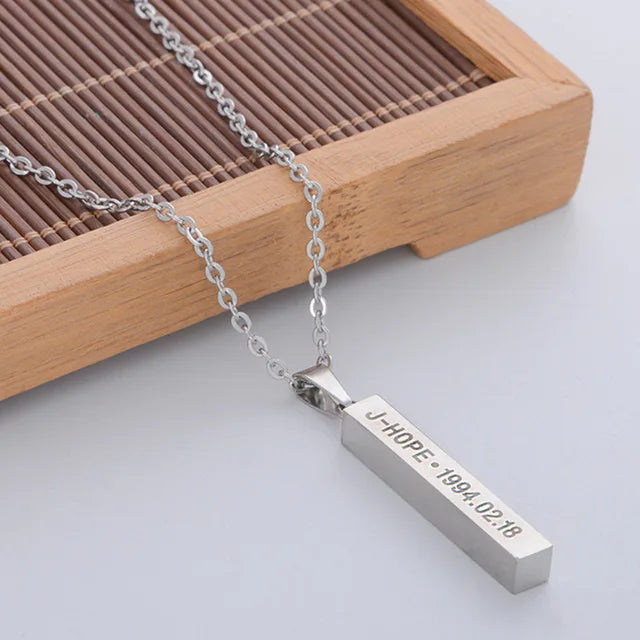 BTS Name Necklace