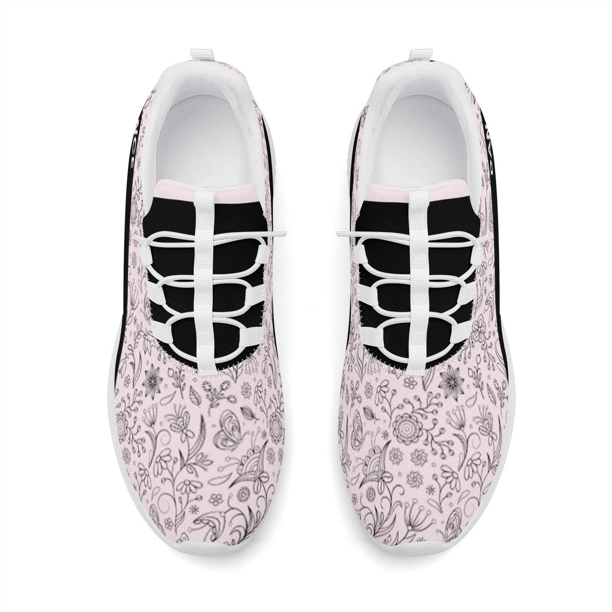 Dance Sneakers - Floral Pink