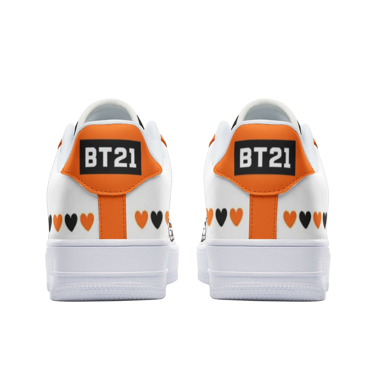 BT21 RJ Low Top Leather Sneakers