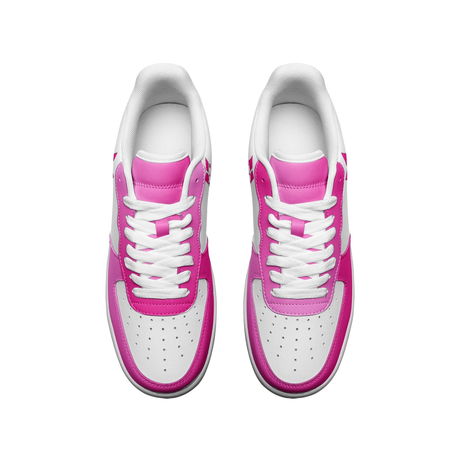 BTS Logo Unisex Low Top Leather Sneakers Pink - SD-style-shop