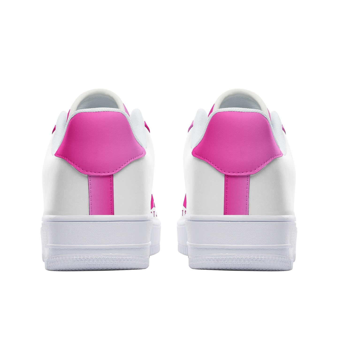 BTS Logo Unisex Low Top Leather Sneakers Pink - SD-style-shop