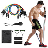 11PCS Ultimate workout set  - fitness resistance bands - SD-style-shop