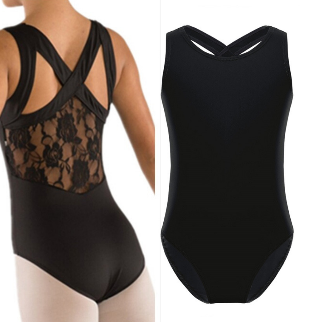 Girls Ballet Leotard with lace - SD-style-shop
