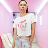 Twice logo crop top shirt kpop - SD-style-shop