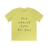 Plié, Chassé, Jeté, All day. Kids Softstyle Tee - SD-style-shop
