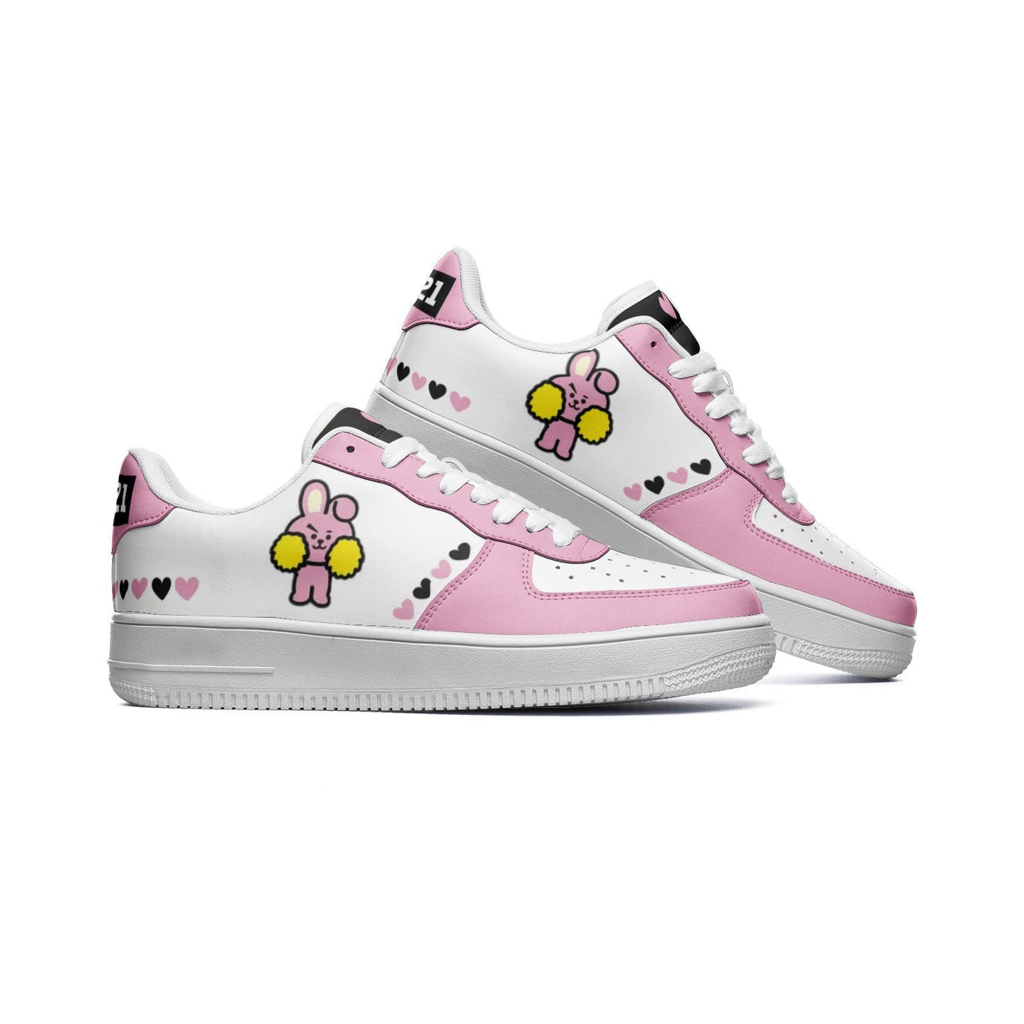 BT21 Cooky Unisex Low Top Leather Sneakers - SD-style-shop
