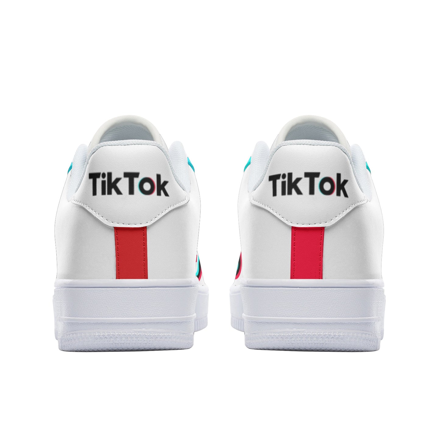 TikTok Unisex Low Top Leather Sneakers - Blue - SD-style-shop