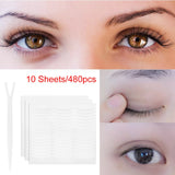 480PCS Invisible Eyelid Tape Stickers Breathable Fiber Double Side Adhesive Transparent Eyelift Tapes Eye Makeup Accessories|Eyelid Tools| - SD-style-shop