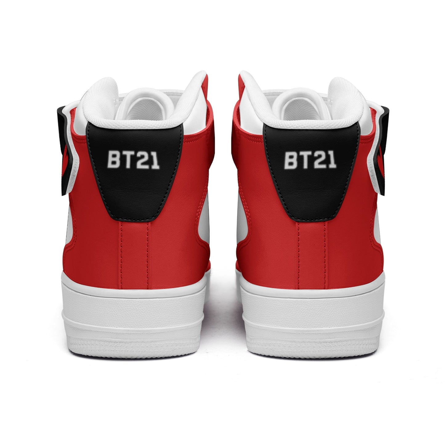 BT21 Tata Unisex high Top Leather Sneakers