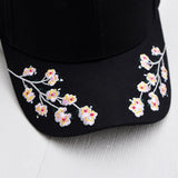 Baseball cap with Flower Embroidery - SD-style-shop