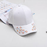 Baseball cap with Flower Embroidery - SD-style-shop