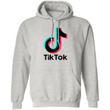 TikTok Hoodie with logo -white, grey, yellow, pink - SD-style-shop