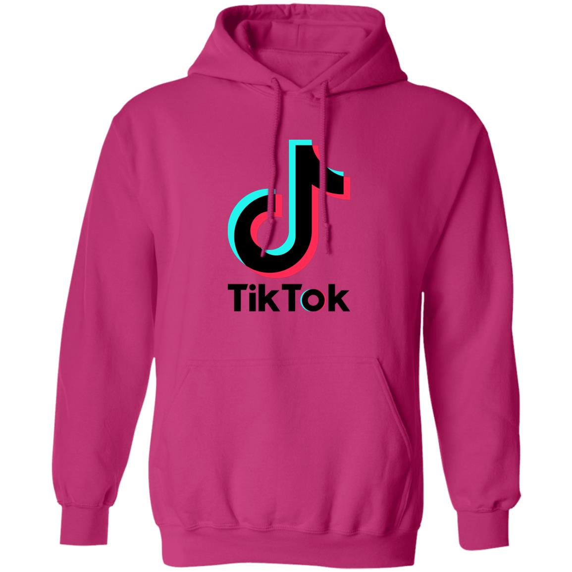 TikTok Hoodie with logo white grey yellow pink SD style shop