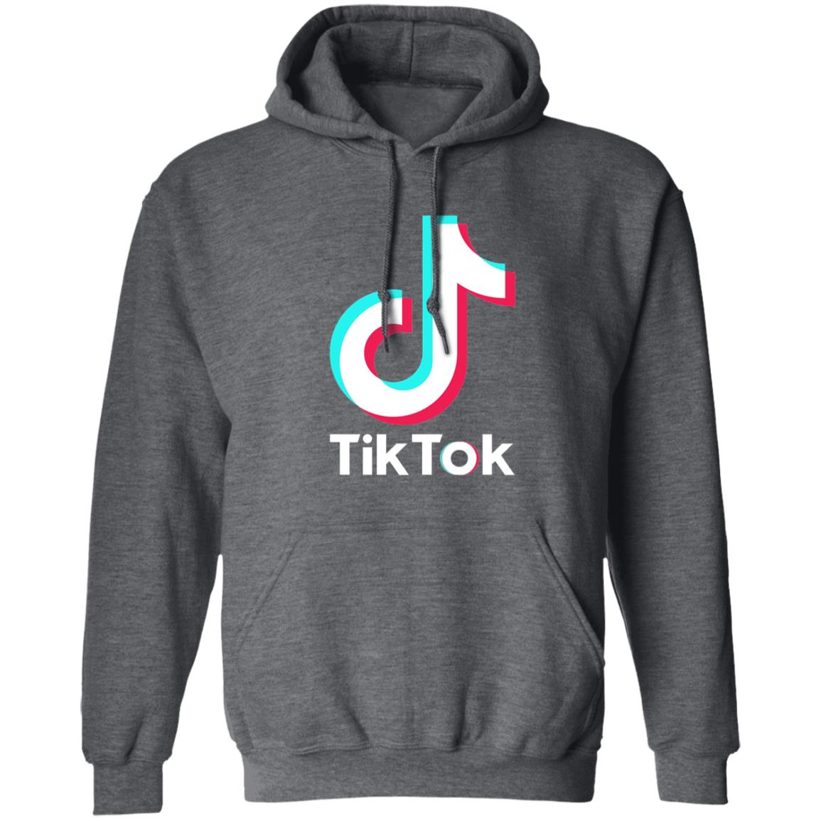 TikTok logo Hoodie pink blue black green grey SD style shop