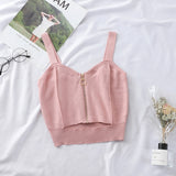Knitted CropTop with zipper - SD-style-shop