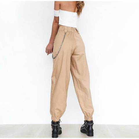 High waisted camo pants - SD-style-shop