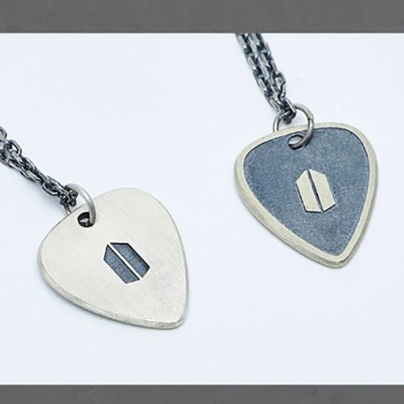 Suga Guitar Pick Necklace - BTS ARMY - SD-style-shop