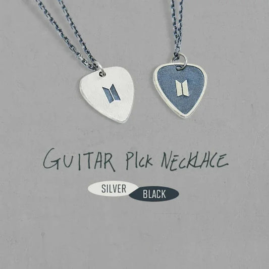 Suga Guitar Pick Necklace - BTS ARMY - SD-style-shop