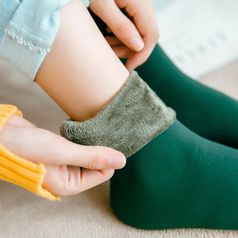 Winter Warm Socks Thick Lined Thermal Socks