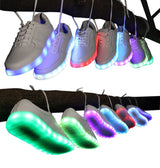 White Led Sneakers Shoes with Lights - SD-style-shop