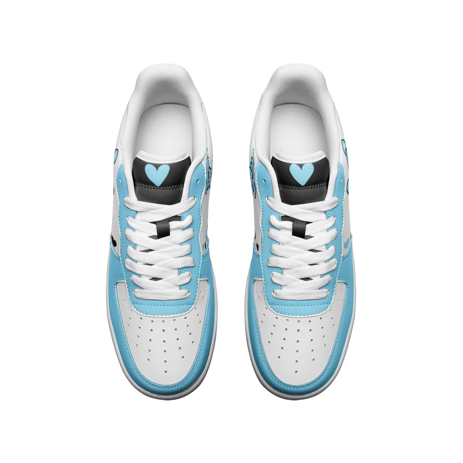 BT21 Koya Unisex Low Top Leather Sneakers - Blue BTS shoes - SD-style-shop