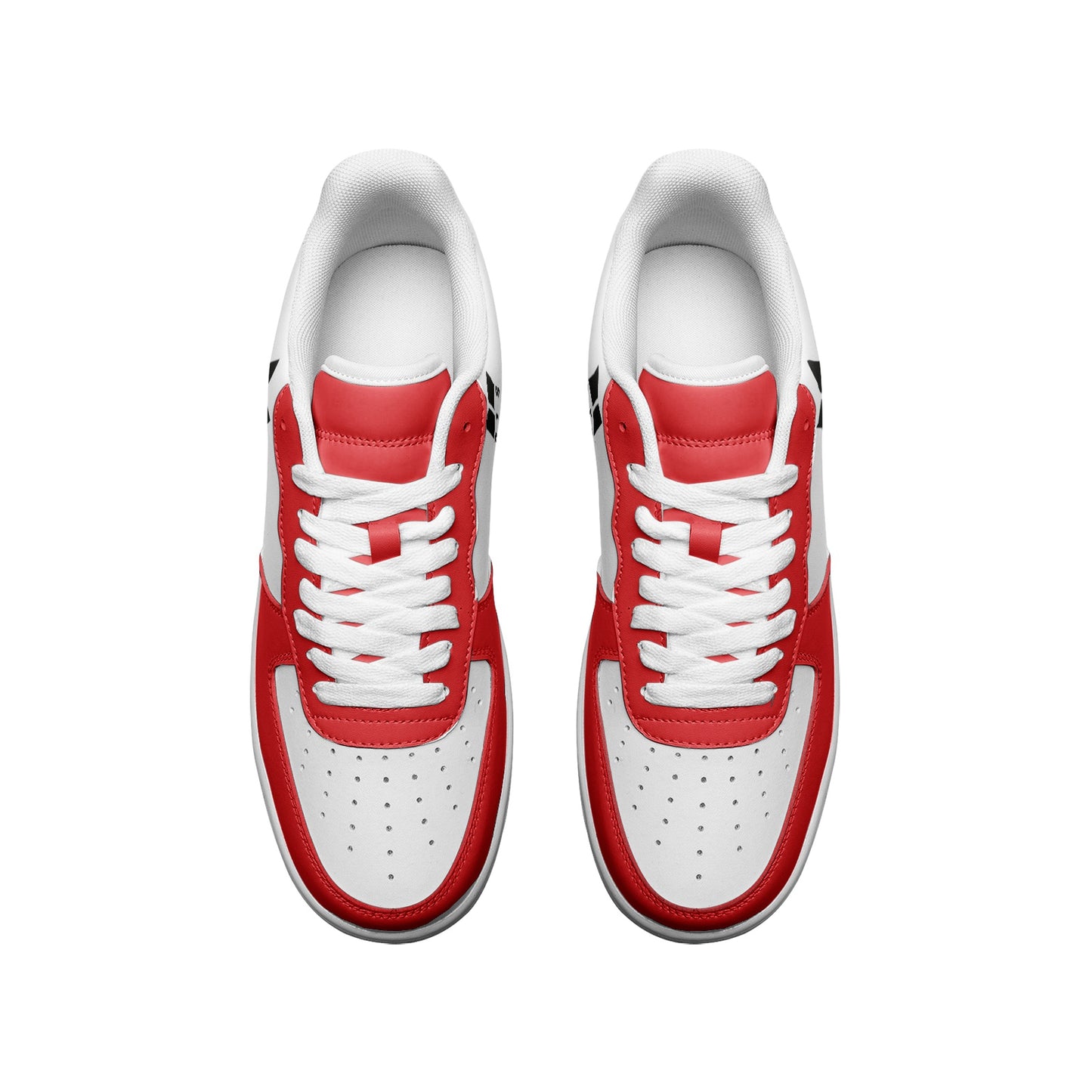 BTS Logo Unisex Low Top Leather Sneakers Red - SD-style-shop