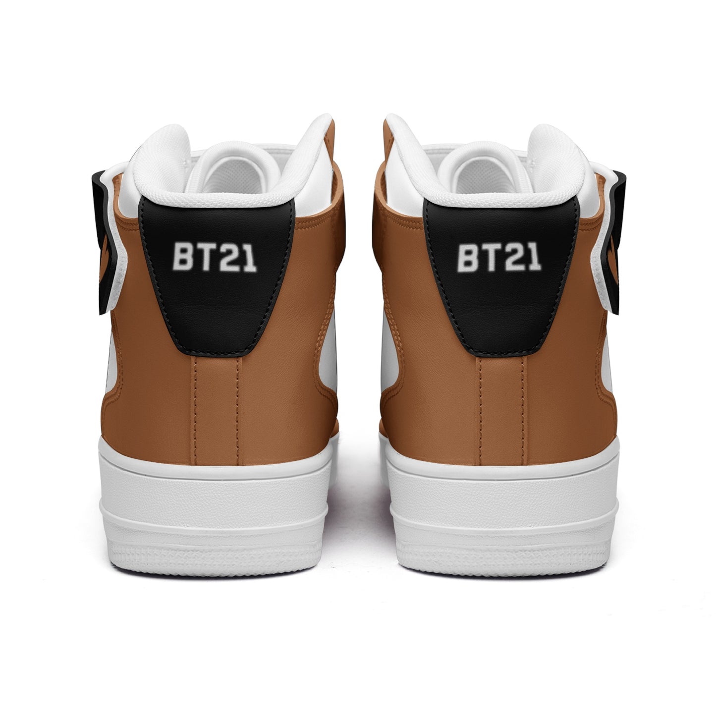 BT21 Shooky Unisex high Top Leather Sneakers