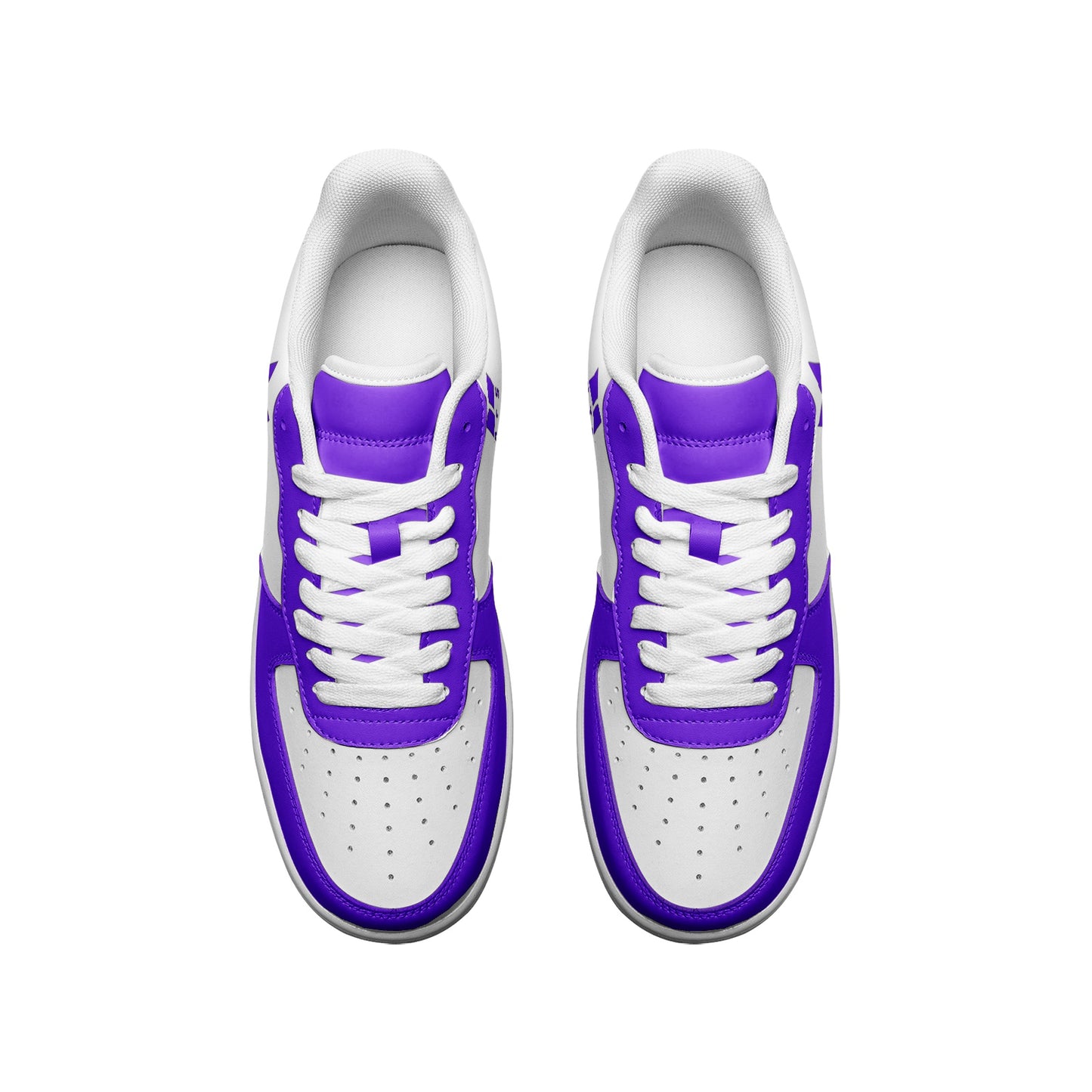 BTS Logo Unisex Low Top Leather Sneakers Purple - SD-style-shop