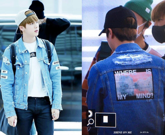 BTS Jin Inspired Denim Jacket
