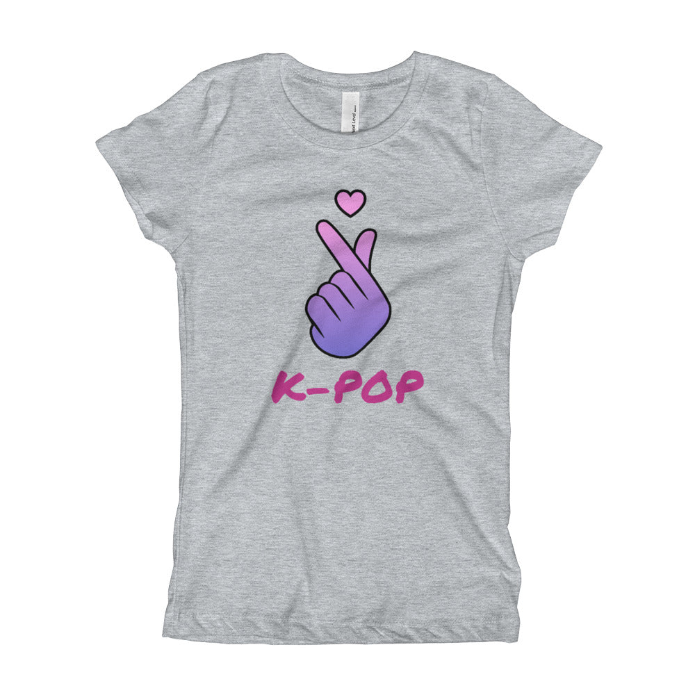 K-POP  kids T-shirt love gesture, fingerheart - SD-style-shop