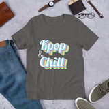 Kpop T-shirt, Kpop and chill T-shirt, Short-Sleeve Unisex Kpop T-Shirt - SD-style-shop