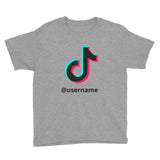 Kids TikTok tshirt with username - SD-style-shop