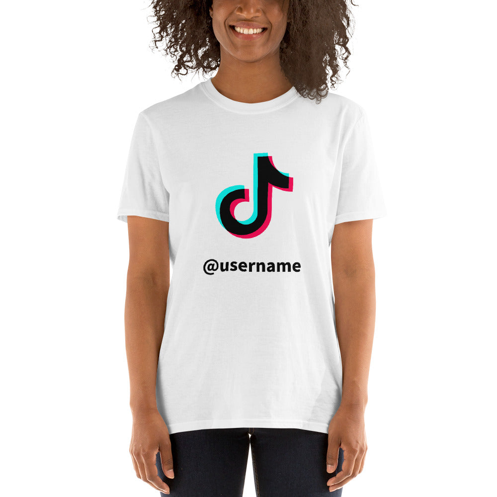 TikTok T Shirt with custom username SD style shop